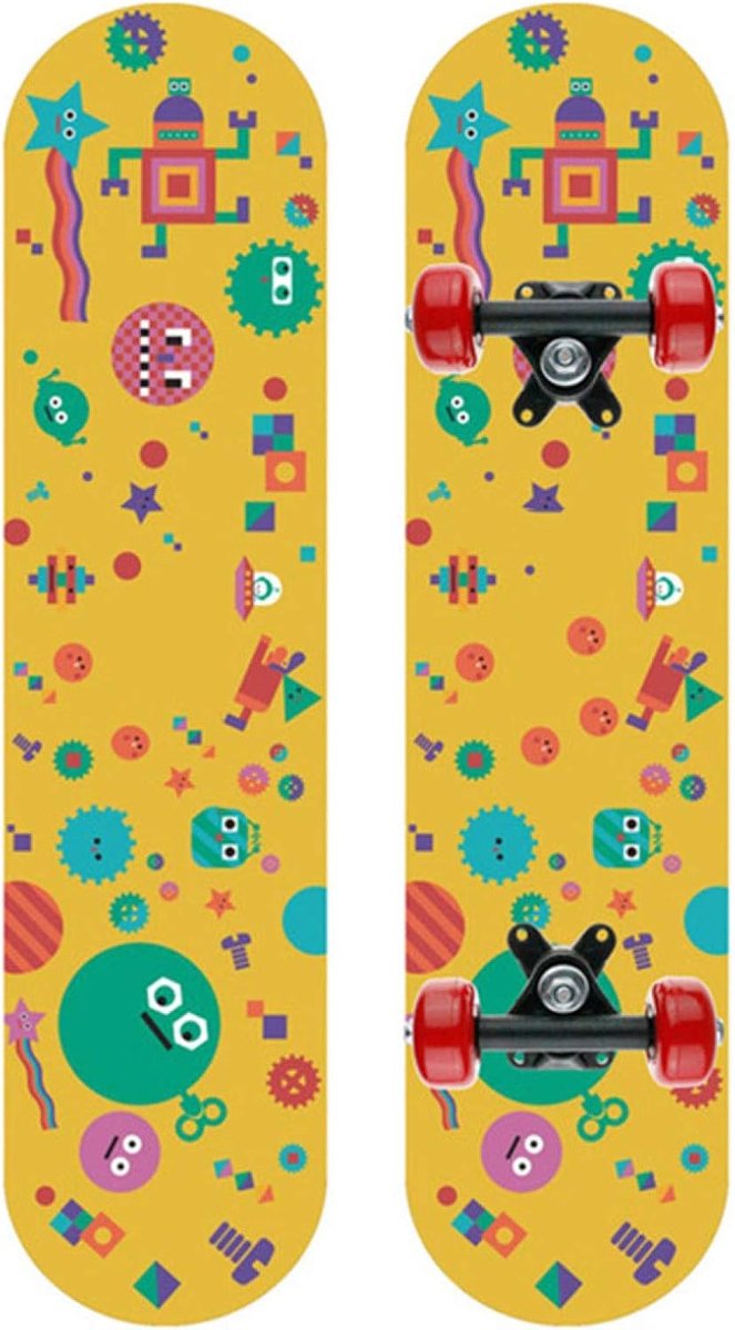 skateboard truc board beginner trucs leren 7 lagen esdoorn 60x15cm g