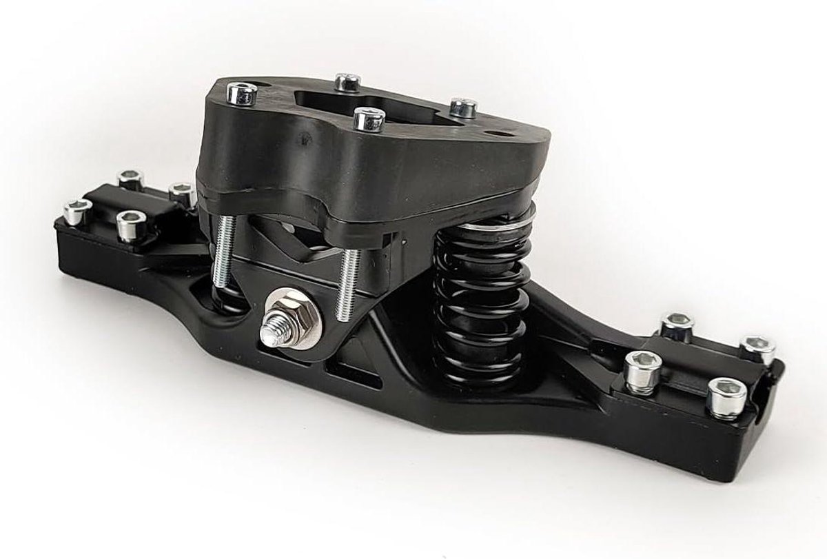 Skateboard Truck - Enkele As - Mountainboard Rijden - Voor Hub Motor - 9 Inch - Zilver Skateonderdeel kopen online