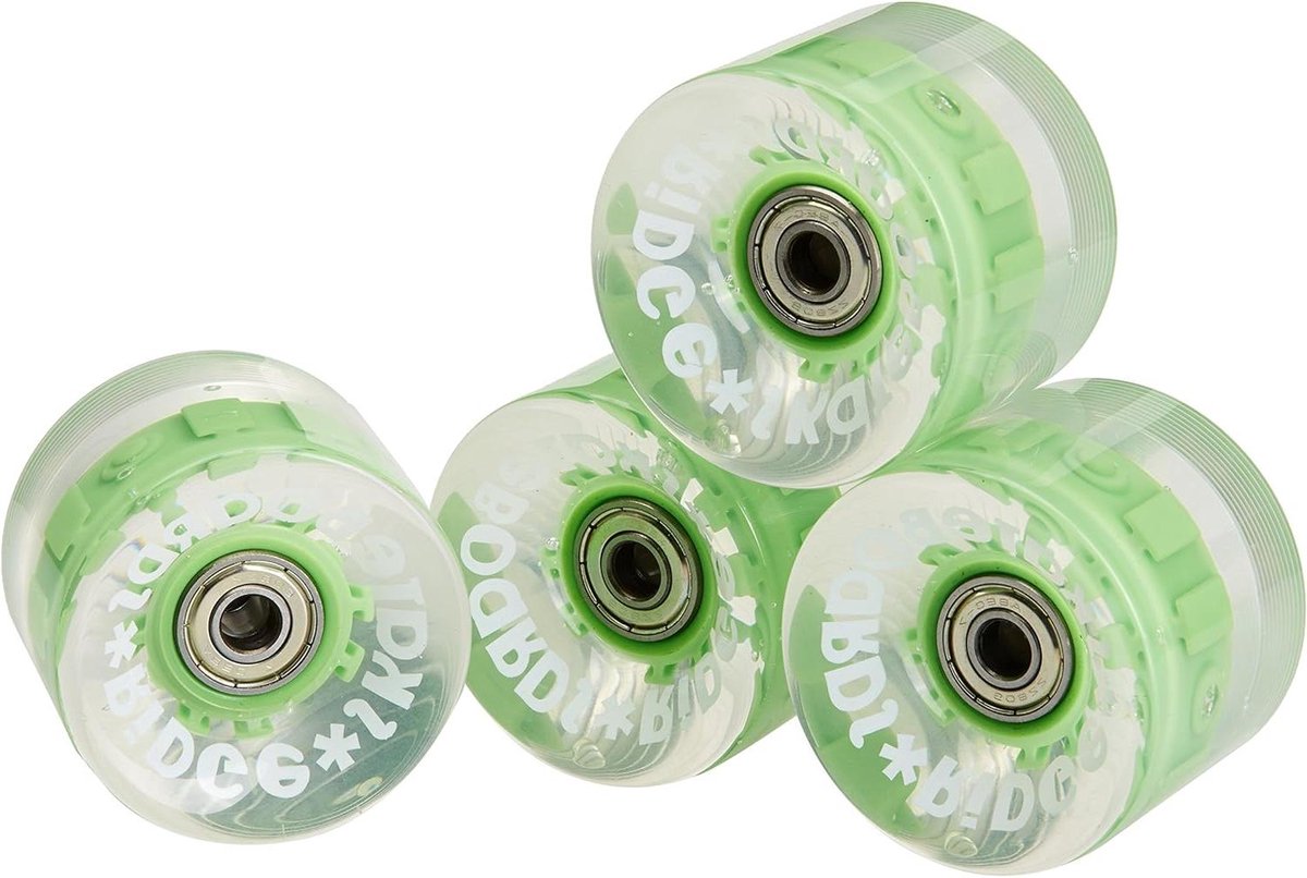 skateboard wielen cruiser wielen skaten zelfverlichtend 59 mm multi led