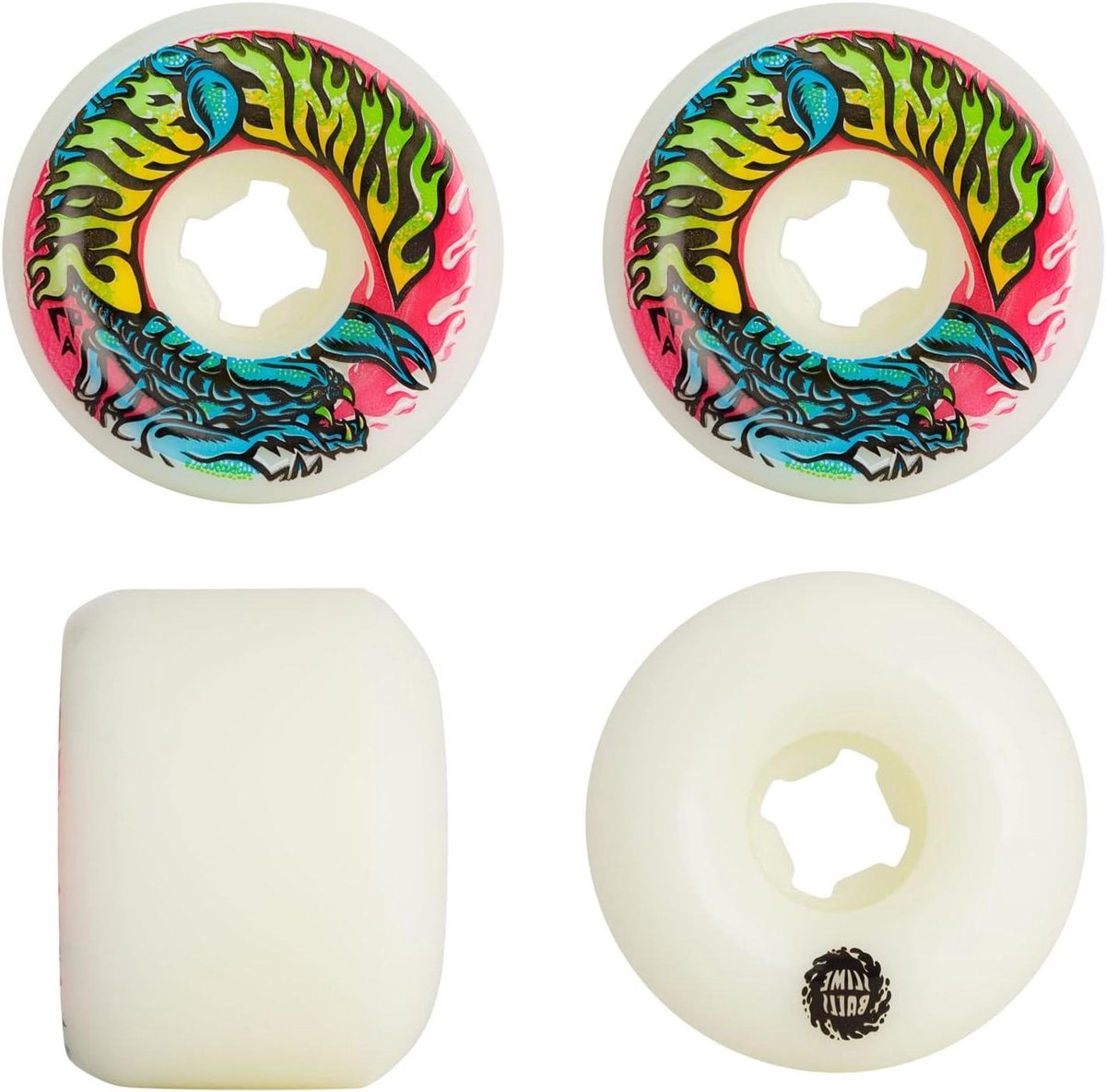 skateboard wielen goooberz skateboarden og 80s vorm 60 mm wit