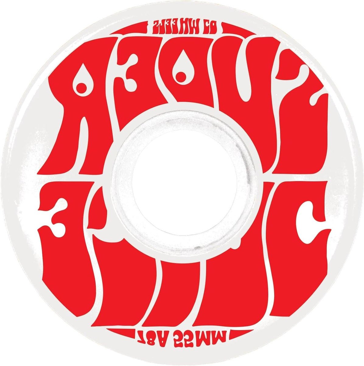 skateboard wielen mini cruiser wielen straat skaten chipbestendige vorm 55 mm 78a wit rood