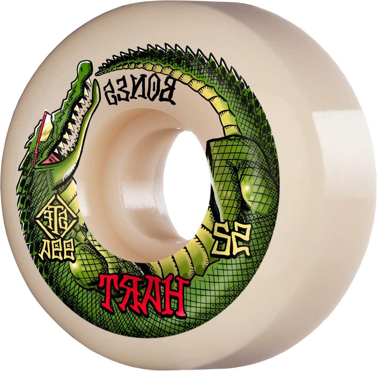 skateboard wielen onderdelen set straat skaten hoge snelheid 52 mm zwart