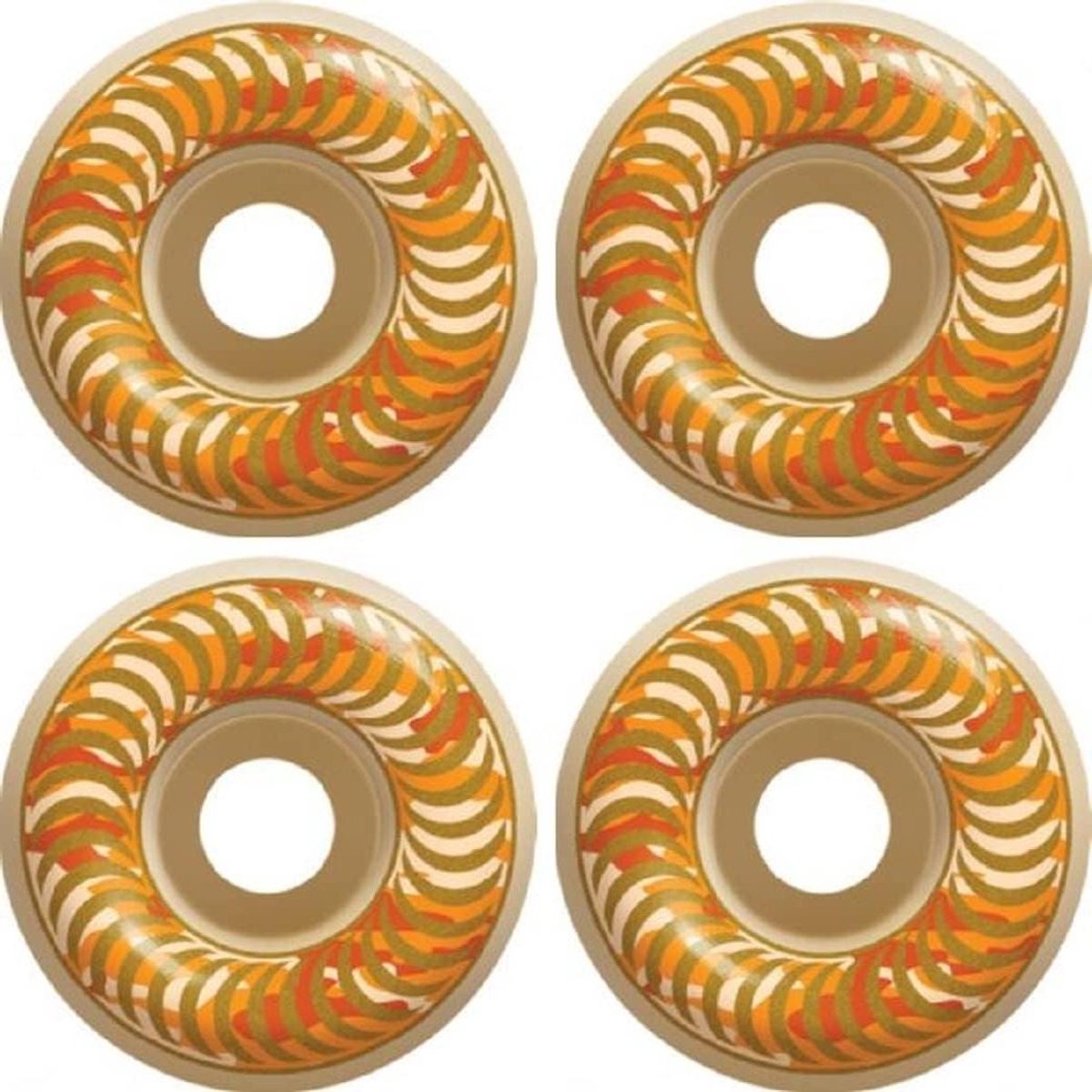 skateboard wielen onderdelen set street cruising duurzaam urethaan 53 mm diameter wit