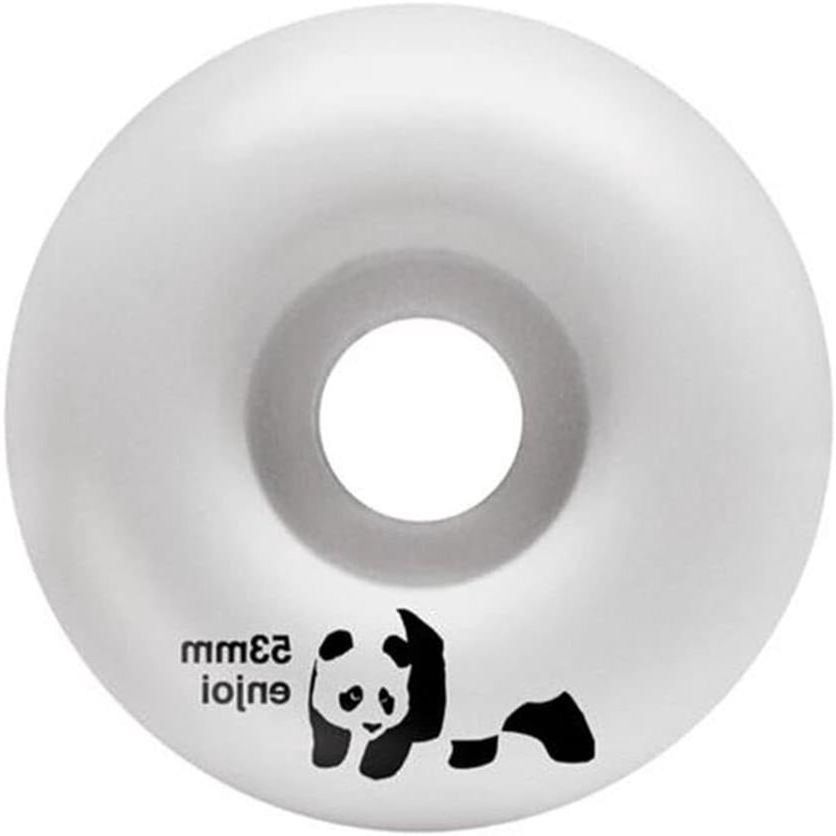skateboard wielen panda wielen skaten team wheel 53 mm wit