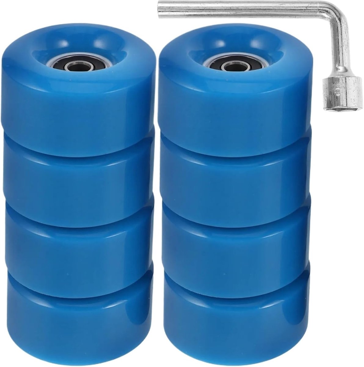 skateboard wielen roller skate outdoor cruisen stil en soepel 8 stuks blauw