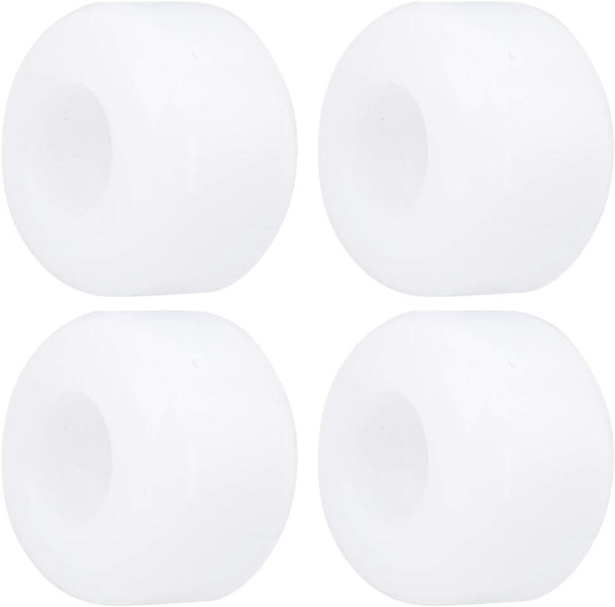 skateboard wielen vervangende wielen soepel rijden hoge elasticiteit pu 54mm diameter wit