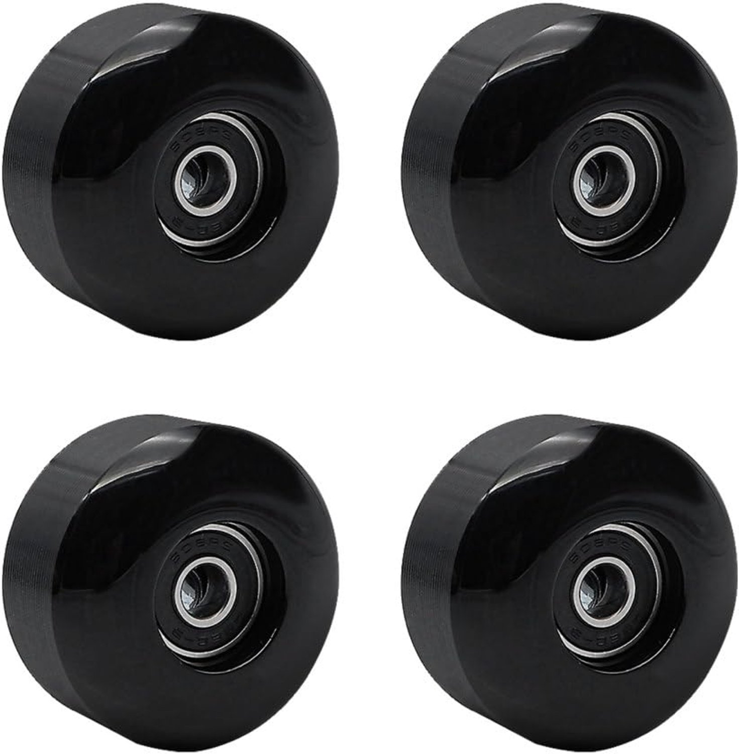 skateboardwielen 4 stuks 52 mm 95a cruisewielen met lagers ideaal voor diverse ondergronden