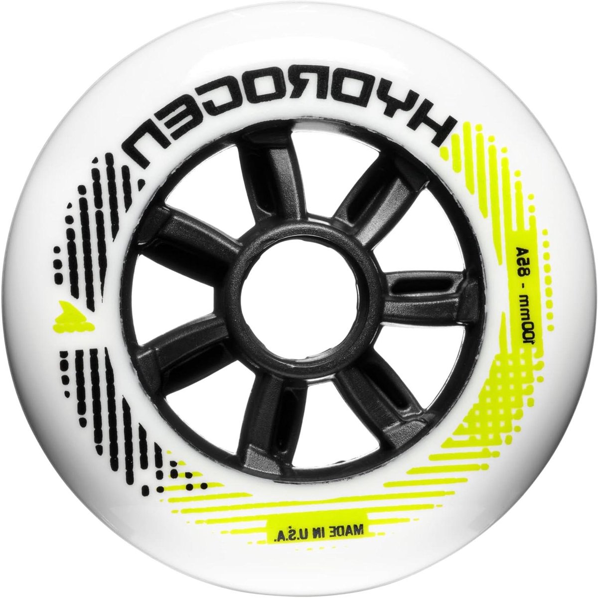 Skeeler Wielen - Rollerblade Wielen - Snel Skaten - Premium Urethaan Formule - 8 x 100mm 85A - Wit Skateonderdeel kopen online