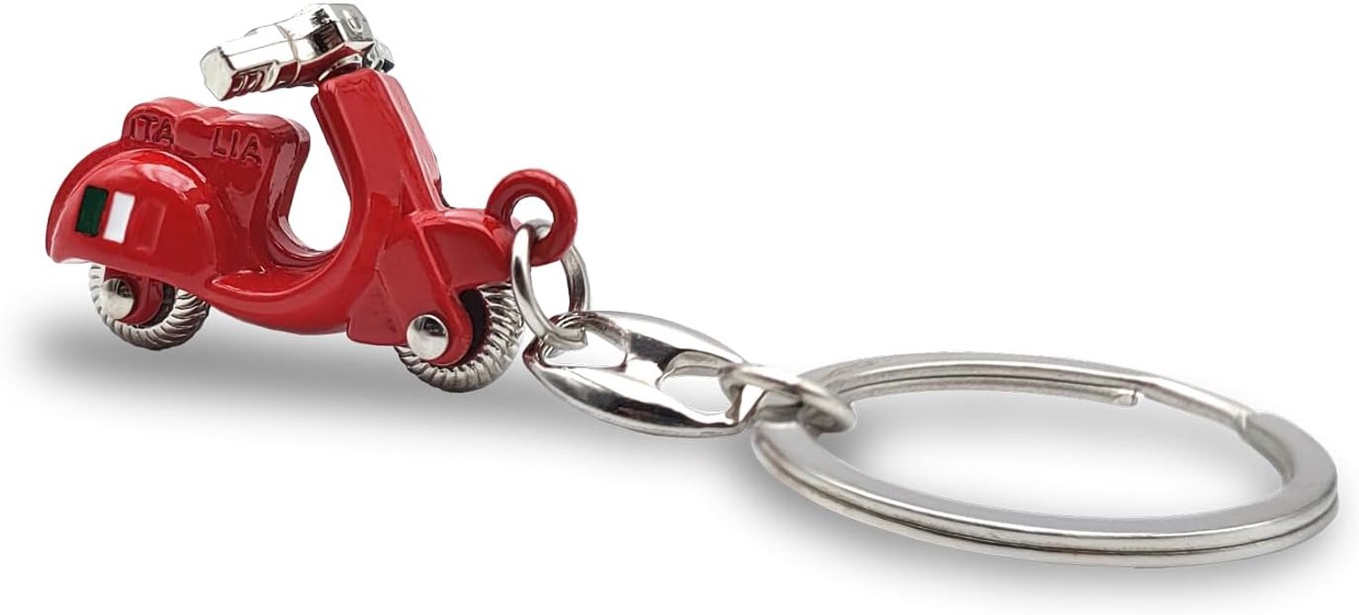 sleutelhanger italiaanse step 3d robuust metaal beweegbaar stuur cadeau idee voor dames en heren m winkel