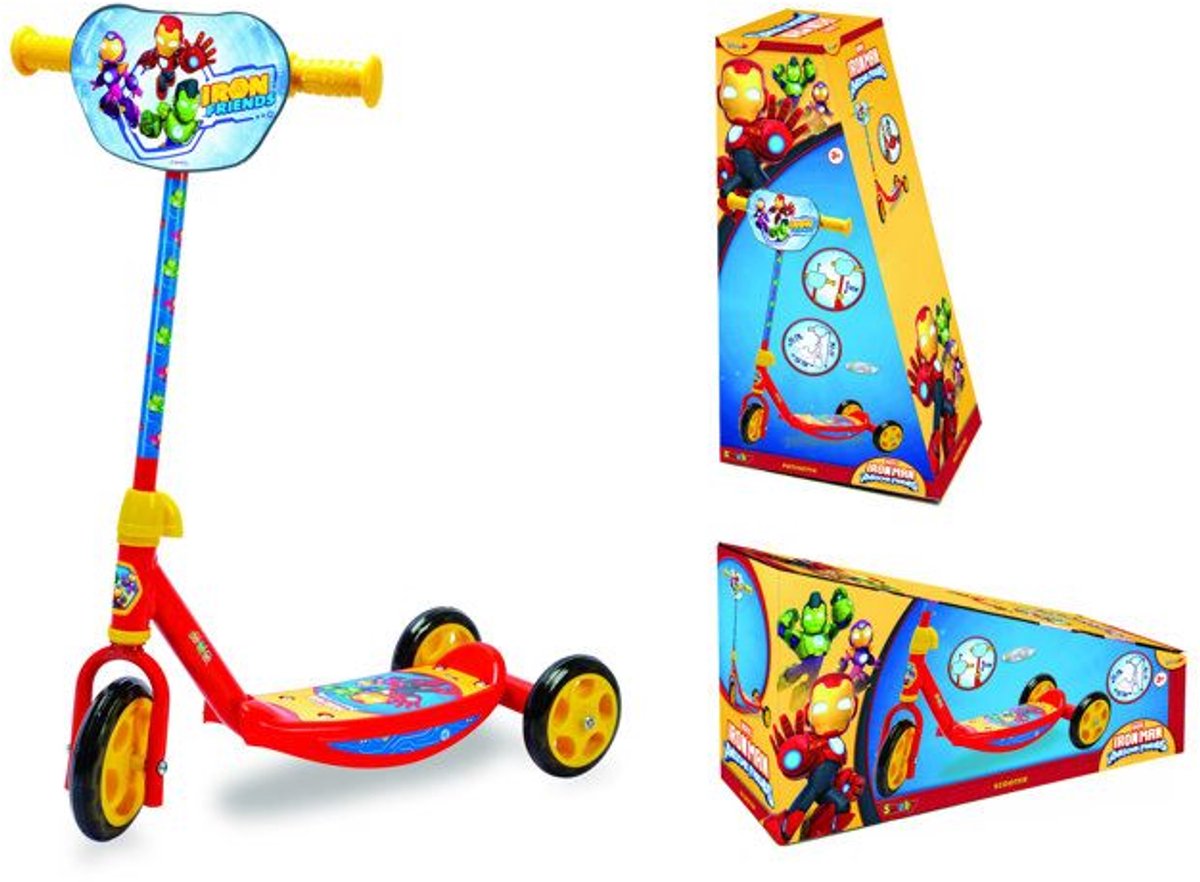 Smoby - Iron Man Scooter - 3 wielen - Geschikt voor kinderen vanaf 3 jaar Step kopen online