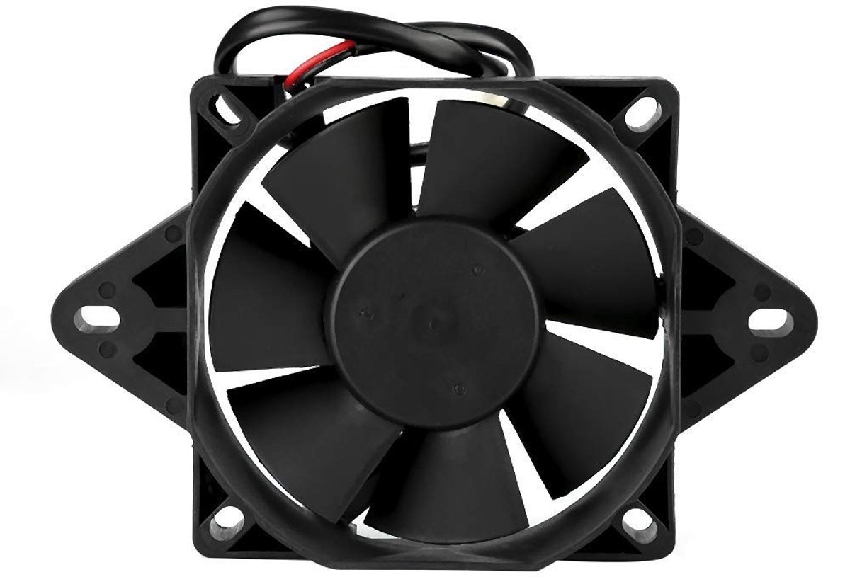 snelshoppen 12v 15w motorfiets koelventilator elektrische koelventilator radiator voor motor atv go kart quad buggy 150cc 200cc 250cc betrou