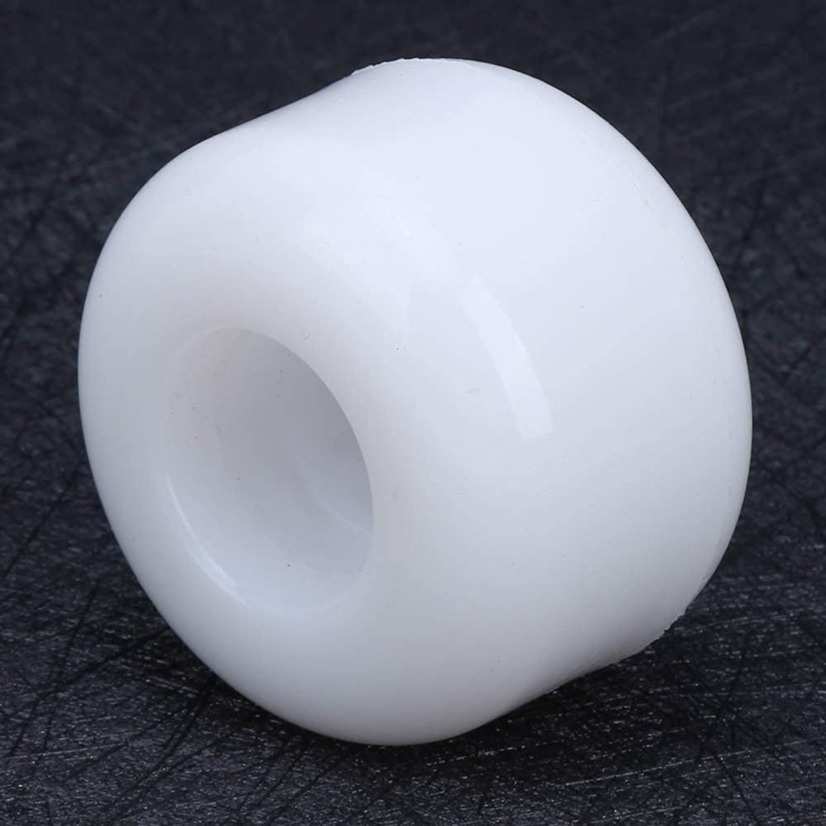 snelshoppen 4 stuks skateboardwielen 50mm hoog elastisch pu voor visboard vervangingsaccessoires wit ideaal voor elektrische scooters soepel en