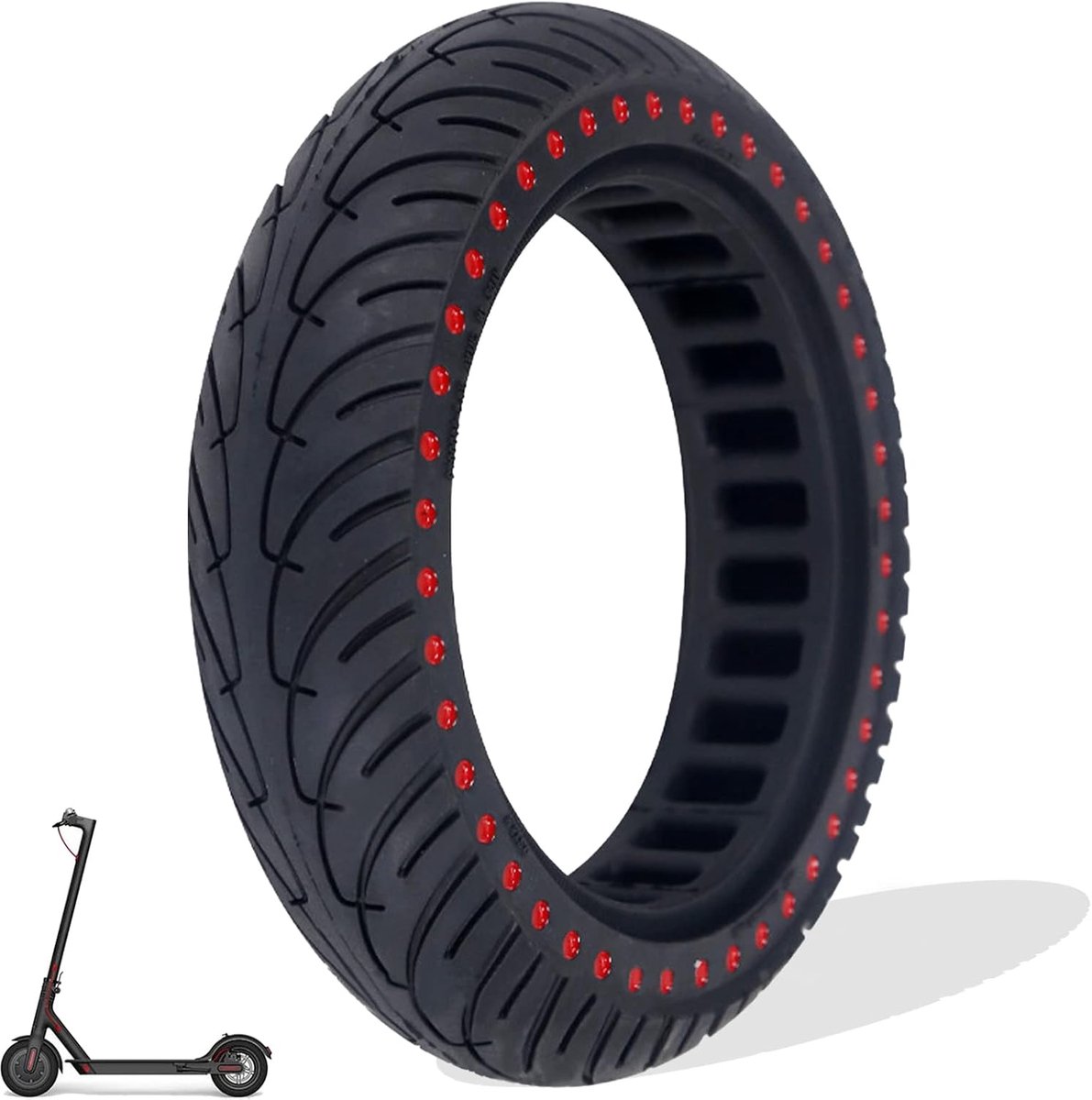 snelshoppen 8 5 inch full tire elektrische scooter tubeless levensduur verlengende banden geschikt voor m365 pro 1s leak proof wielen verbet