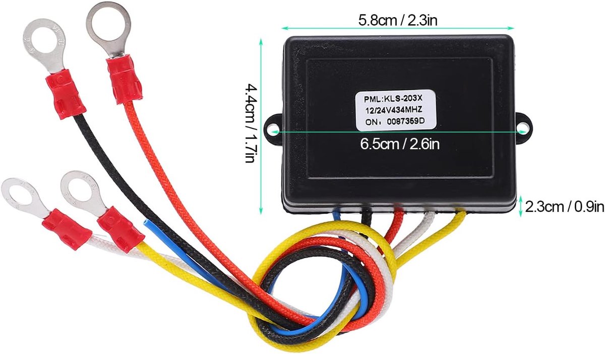snelshoppen draadloze winch afstandsbediening set met ontvanger 12v 24v voor truck atv suv rood lange bereik en eenvoudige bediening