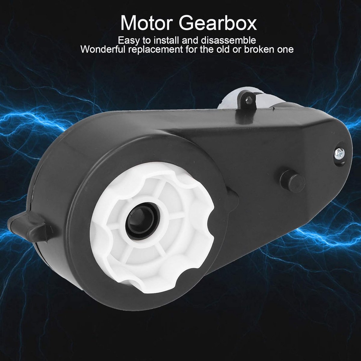 snelshoppen motor versnellingsbak 24v 18000 rpm voor kinderauto elektrische auto motor reserveonderdelen abs legering rood koper