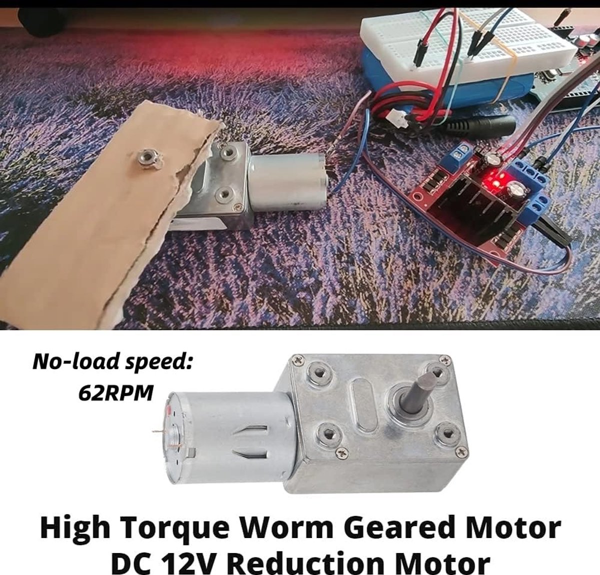 snelshoppen omkeerbare hoge koppel wormoverbrengingsmotor dc 12v gear motor cw ccw 62rpm voor raam en deuropeners miniatuur hijskranen