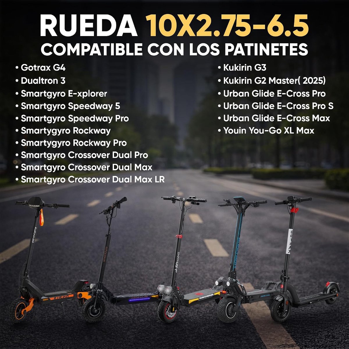 SnelShoppen - Pneumatisch 10 Inch 10 x 2.75-6.5 Tubeless Off-Road Wiel voor Elektrische Scooter, Geschikt voor Diverse Modellen, Duurzaam en Betrouwba Buitenspeelvoertuigaccessoire kopen online