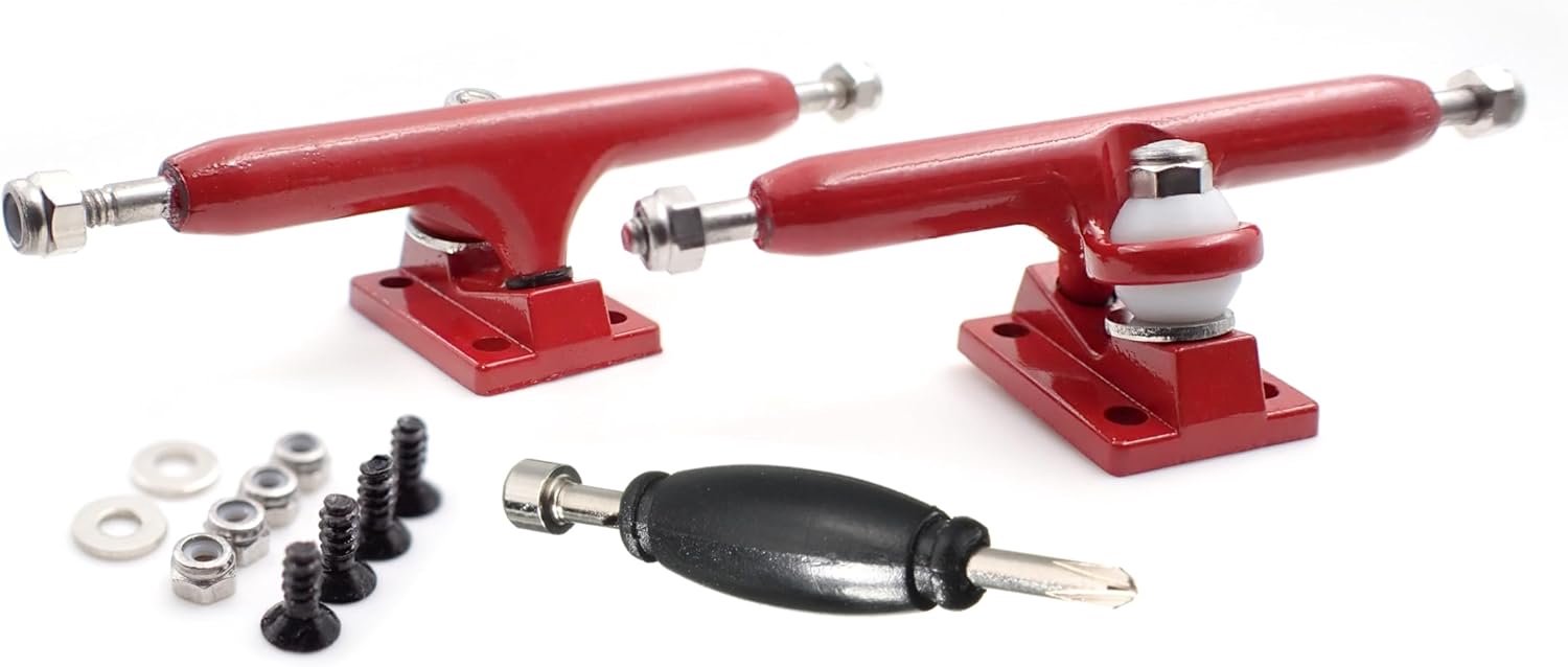 snelshoppen spitboards 36mm fingerboard pro trucks met real lock slots rubber urethane bushings geoptimaliseerde hanger draagbaar rood voor fin