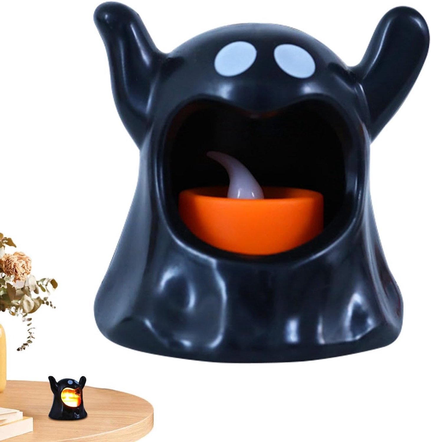 Spooklichtkaarsen, Spooklamp Leuke veilige LED flikkerende Halloween Spooky Rolschaatsen kopen online