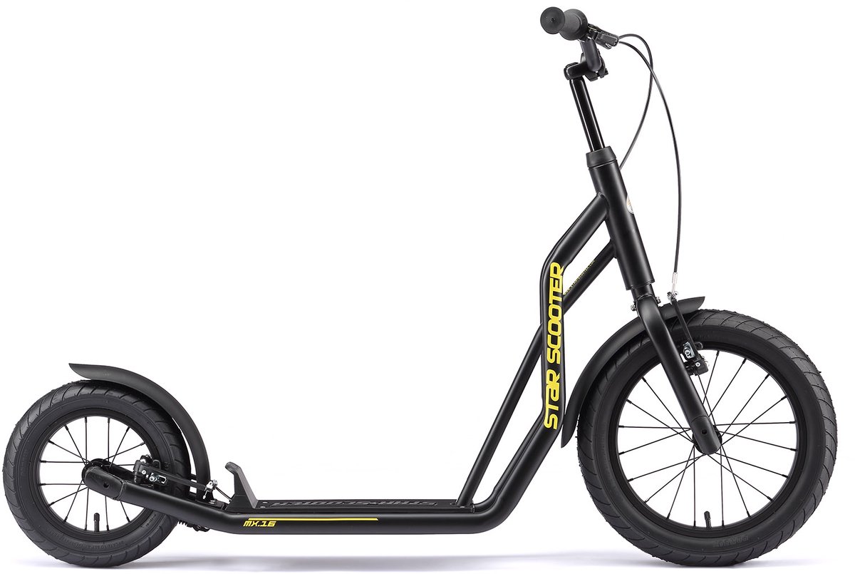 star scooter autoped 16 inch 12 inch zwart