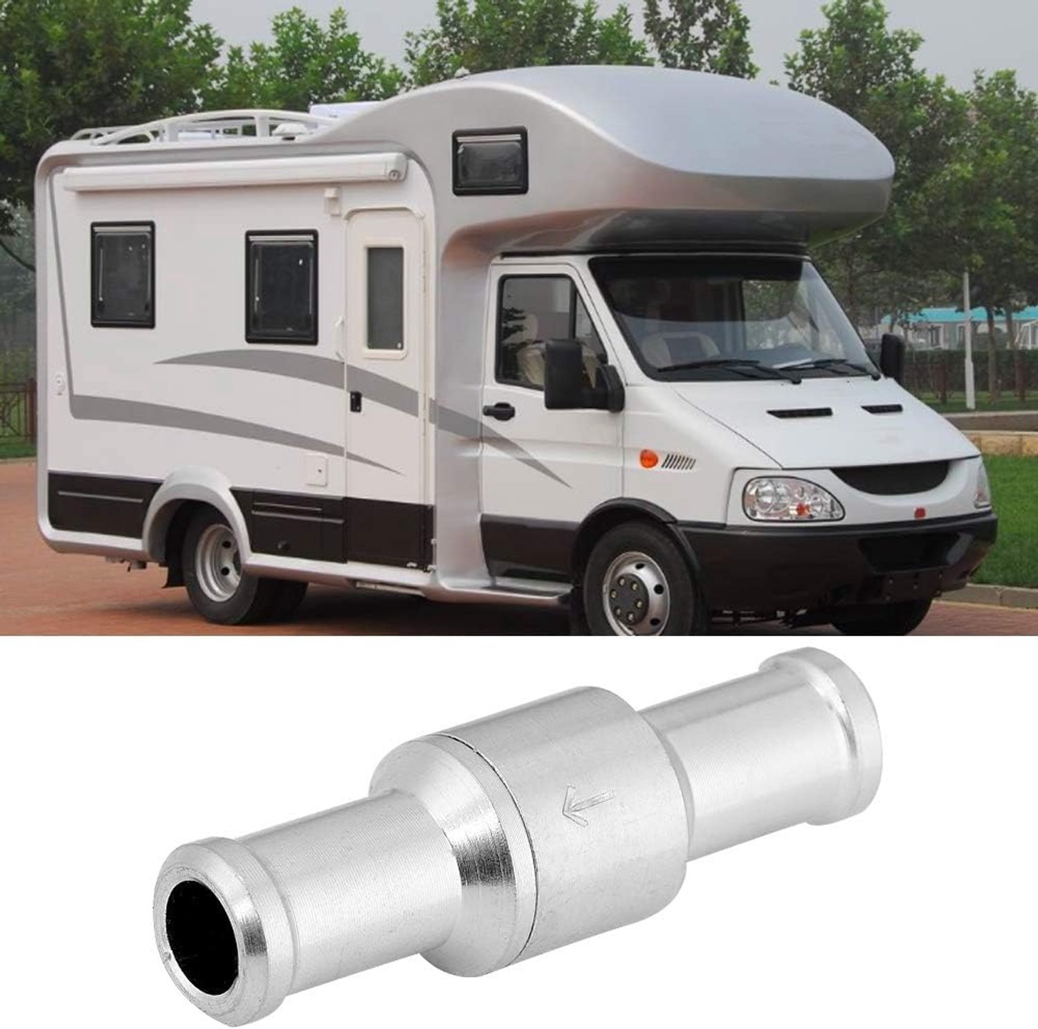 Step Aluminium Inline Controleklep Eenrichtingsklep voor Brandstof Gas en Vloeistof 8mm Universeel Inzetbaar voor Professionele Systemen Step kopen online