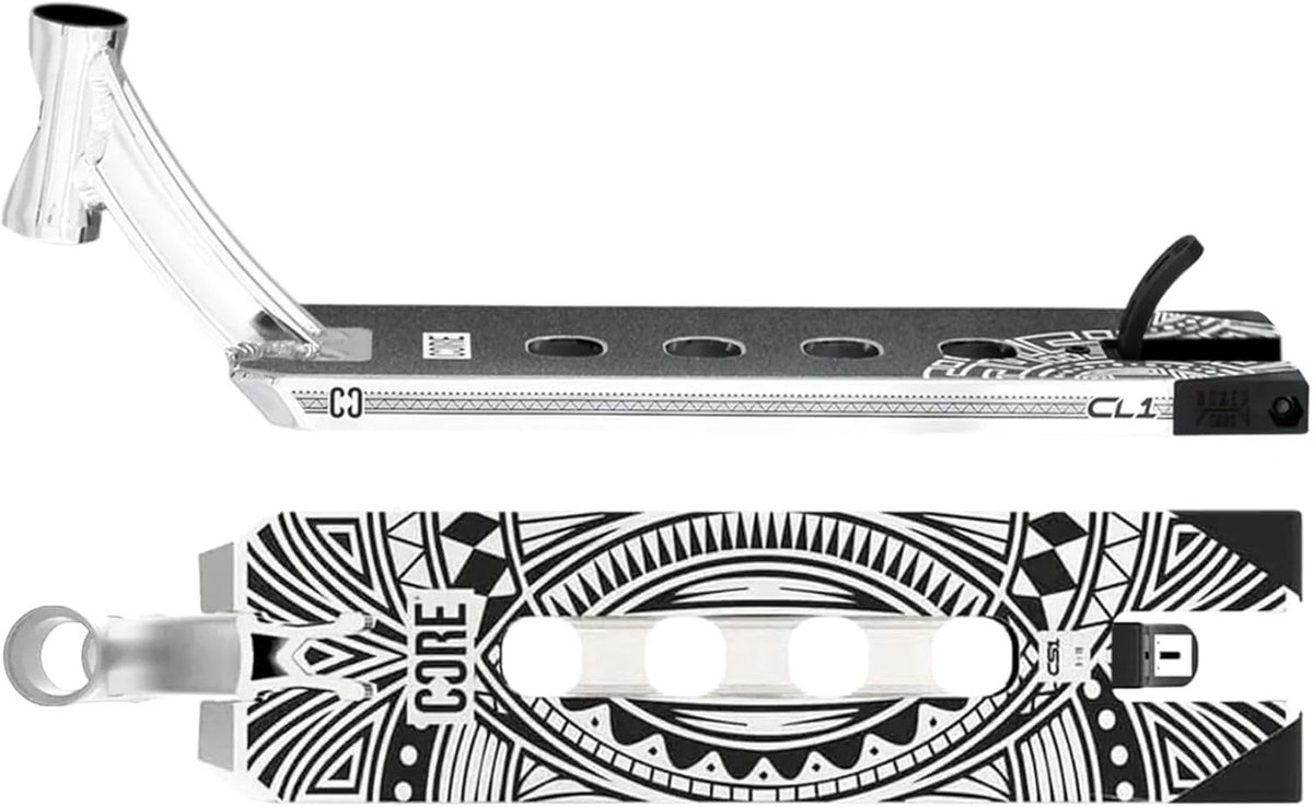 step deck trick step scooter tricks verwijderbare boxed ends 5 x 19 inch zwart