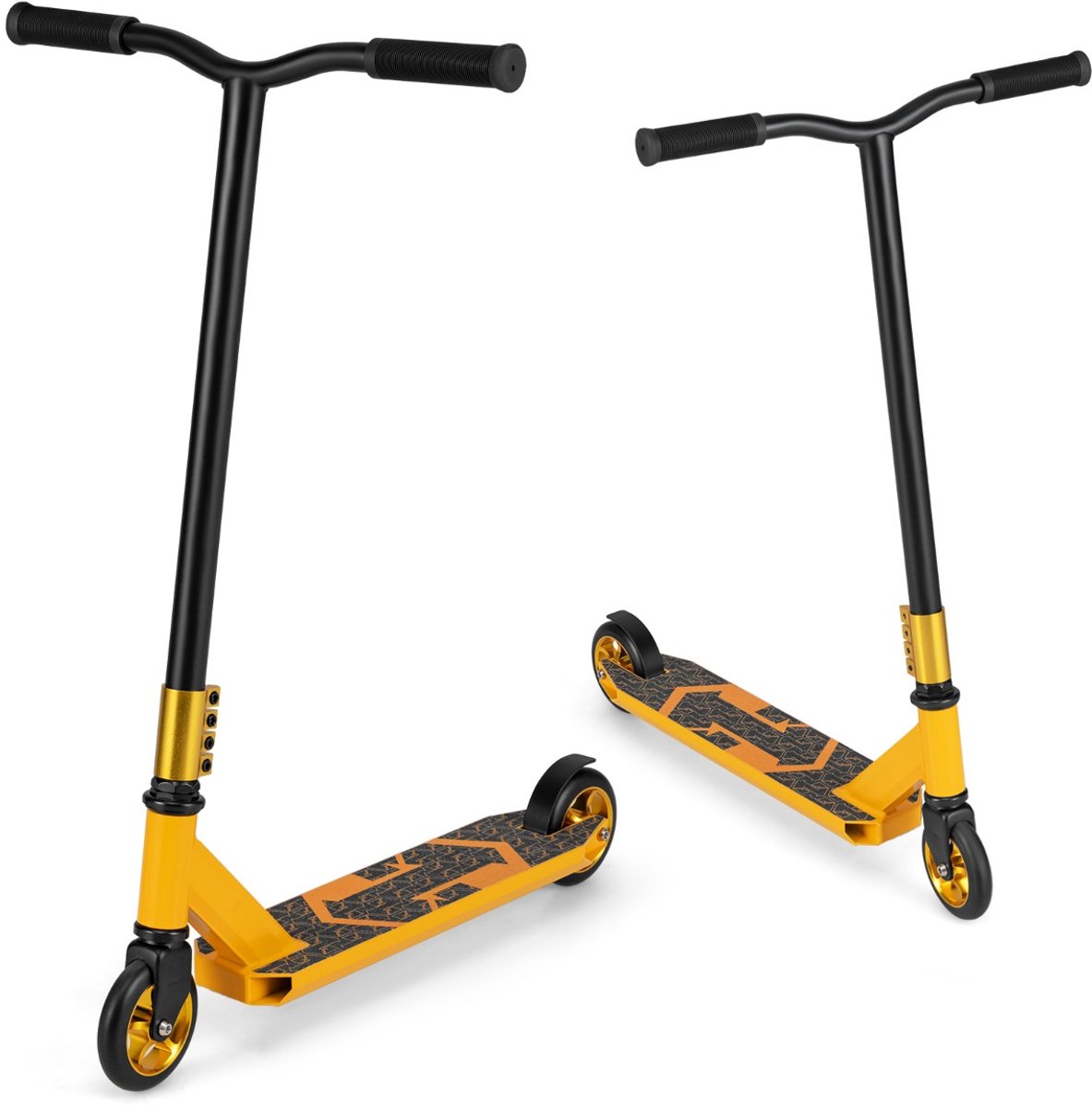 SureDeal® - Kinderstepp - Stuntstep - Graden Besturing Stuntstep - Wielen ABEC Kogellagers - Aluminium Dek Funscooter - 67x47,5x82,5 cm - Zwart Step kopen online