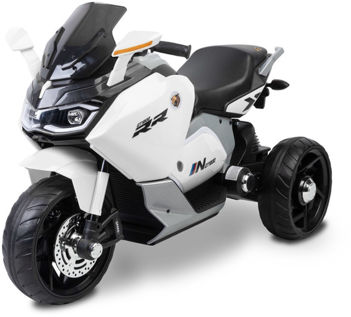 TOYZ elektrische driewieler kindermotor 12V wit - Kinder-ATV Speelgoedaccuvoertuig kopen online