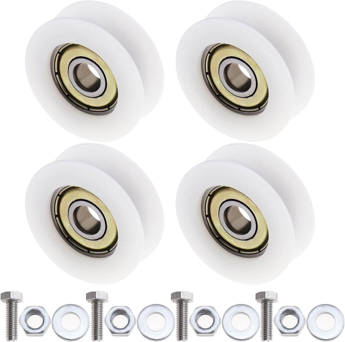 tuindeur wielen 29mm nylon met roestvrijstalen lagers voor schuifdeuren eenvoudig te monteren shopvlot