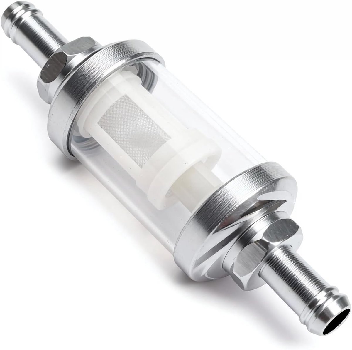 Universele inline brandstoffilter 7mm - robuust aluminium - voor schone brandstoftoevoer - ideaal voor voertuigen - m-winkel Autofilter kopen online