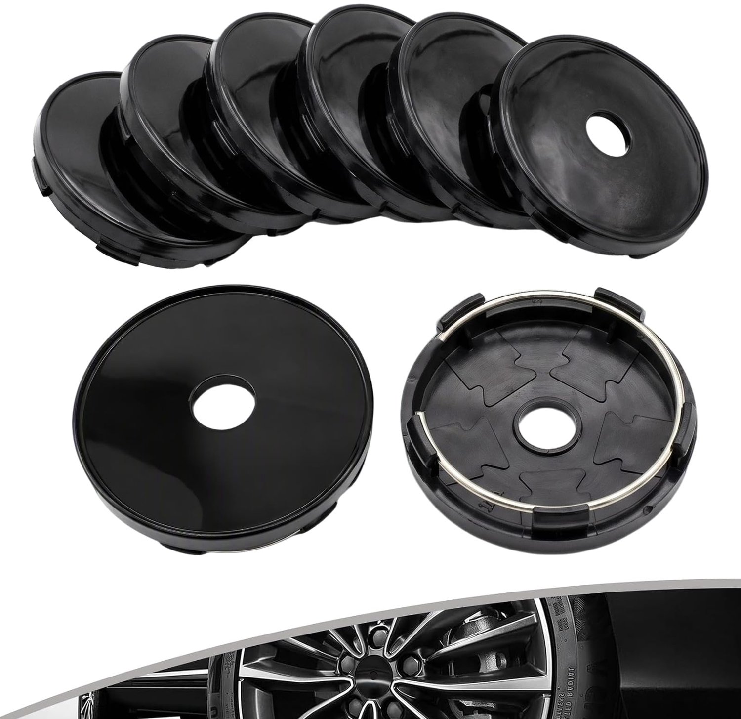 universele naafdoppen 60 mm 8 stuks velgdoppen perfecte bescherming voor wielen homevero