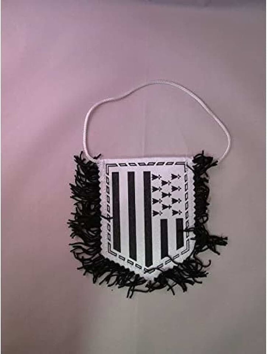 Vaantje Bretagne 15x10 cm Mini Vlag Bretons Licht Polyester Koorden | Buitengebruik driehoekige wimpel gestikte randen en verstevigde afwerking Driewieler kopen online