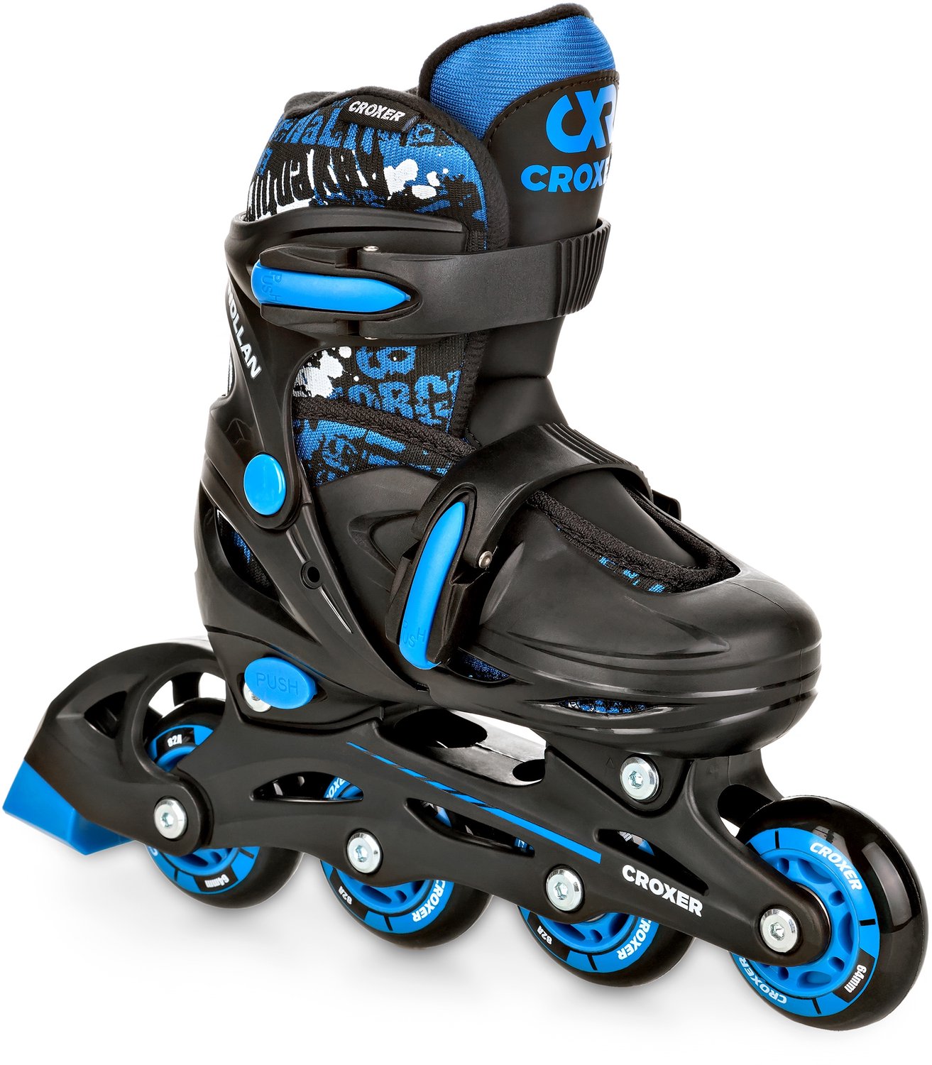 verstelbare 3 in 1 skates croxer nollan 34 37 met led wiel