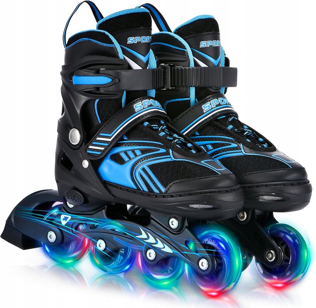 Verstelbare Inline Skates met LED Wielen - Kinderen & Volwassenen Rolschaatsen kopen online