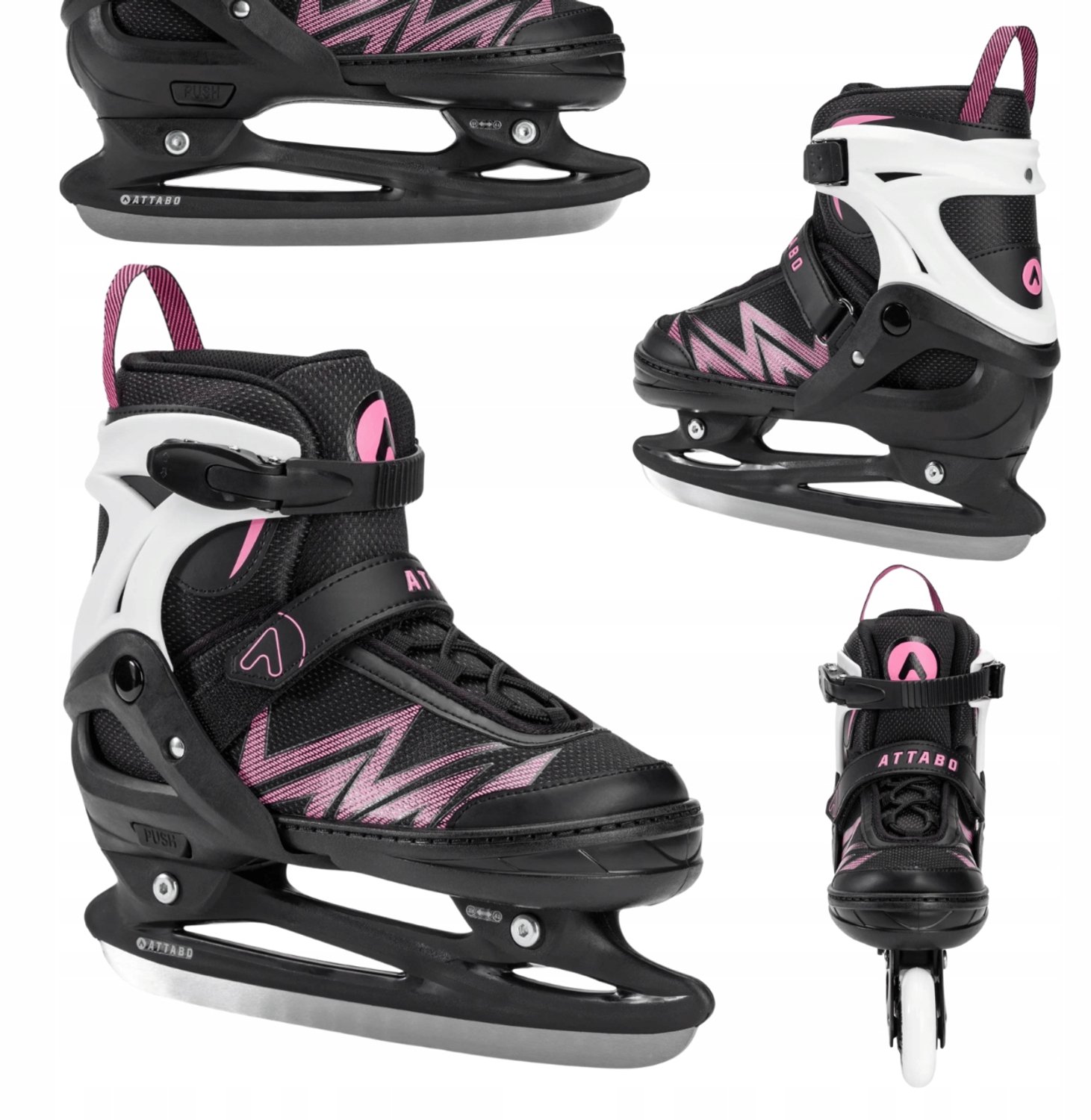 verstelbare kinder 2 in 1 skates schaatsen maat 34 37