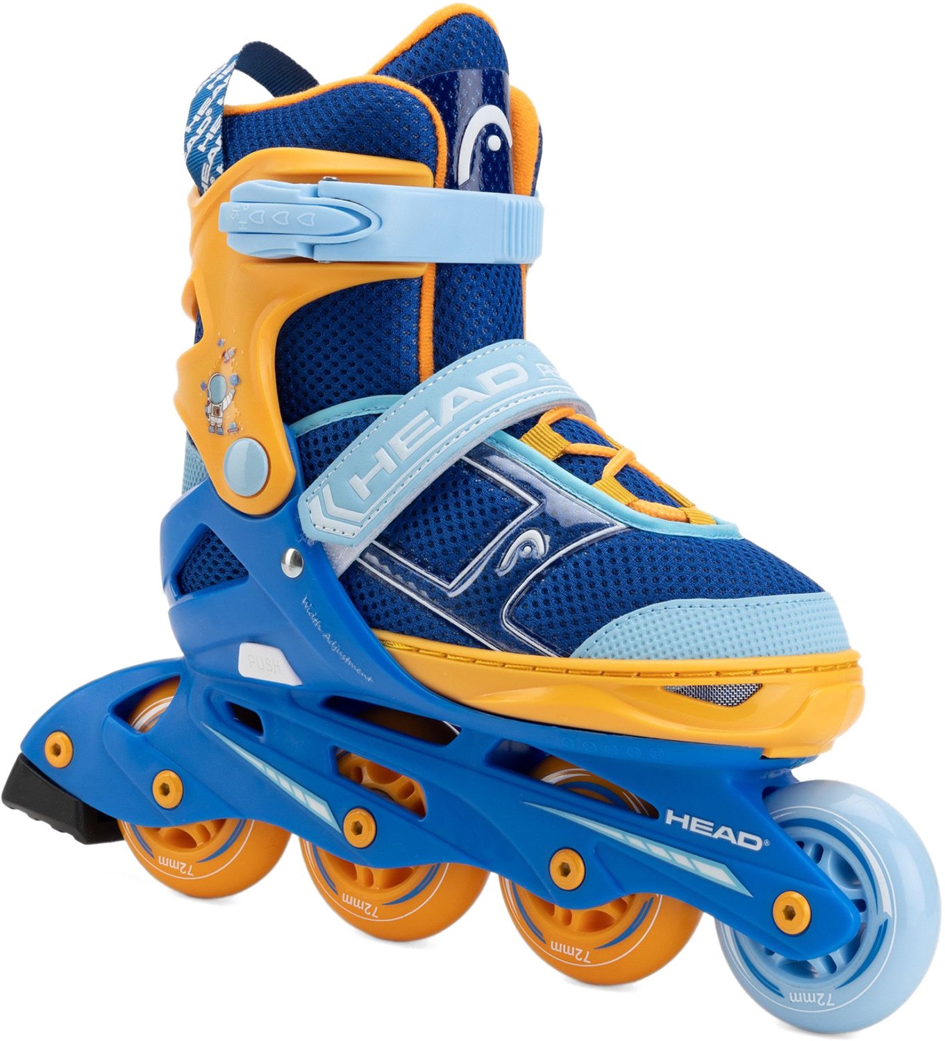verstelbare kinder skates blauw maat 33 37 merkloos