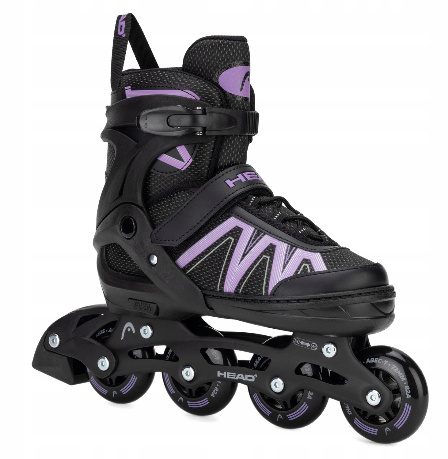Verstelbare Kinder Skates Paars Maat 34-37 - Fitness & Plezier Rolschaatsen kopen online