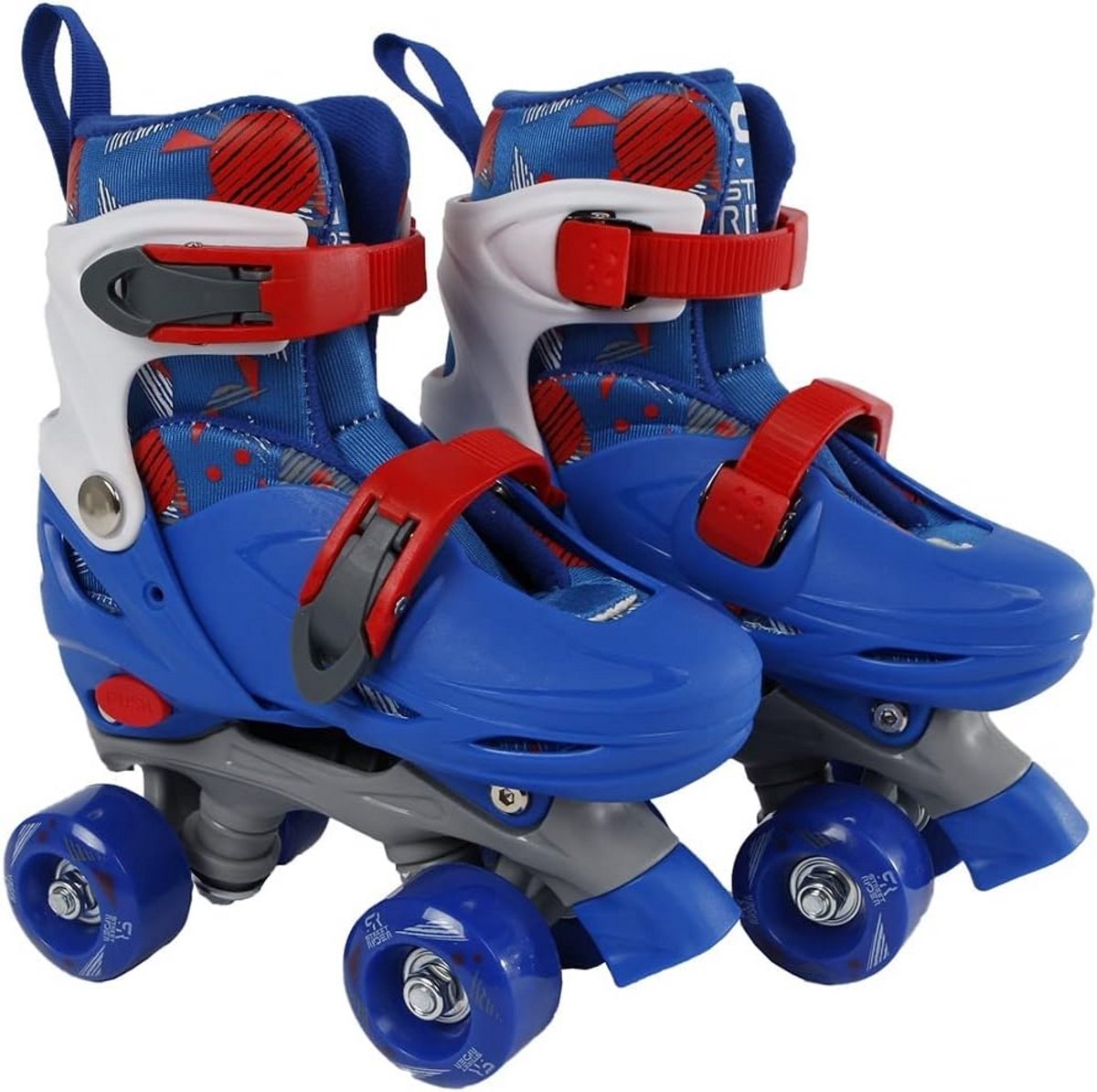 Verstelbare Rolschaatsen voor Kinderen Maat 31-34 Blauw Rood Rolschaatsen kopen online