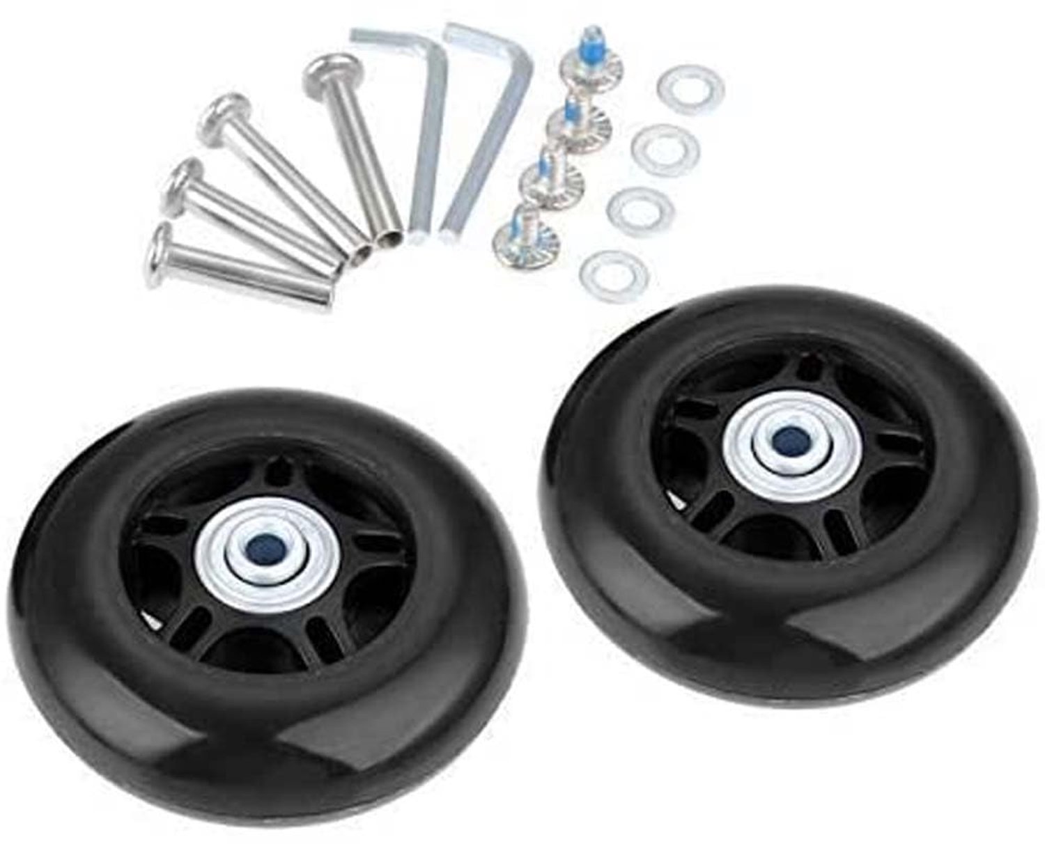 vervangwielen voor koffers met abec 608zz lagers 40 mm