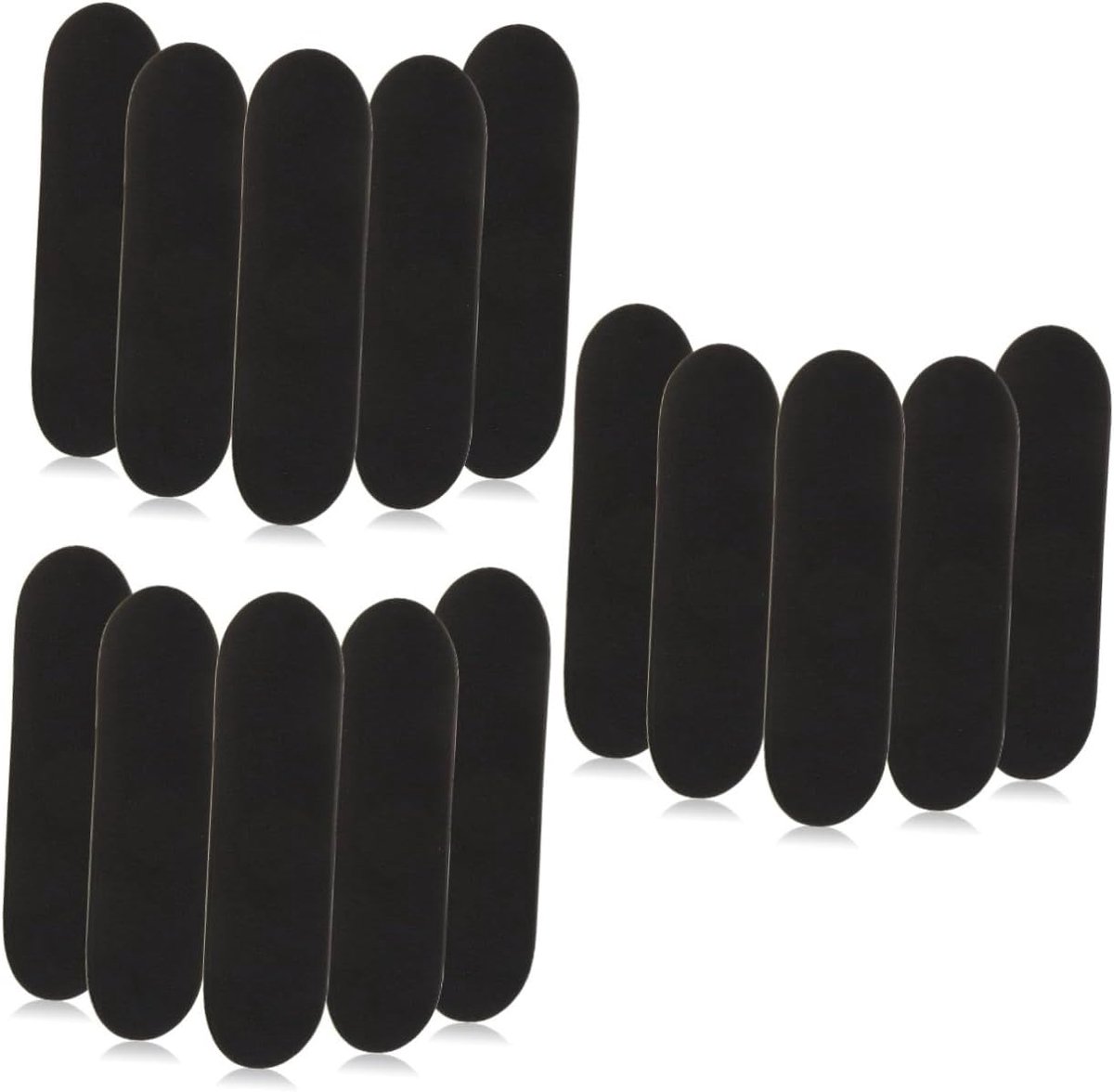 Vinger skateboard griptape - Skateboard stickers - Mini skateboard - Antislip oppervlak - 15 stuks - Zwart Skateonderdeel kopen online