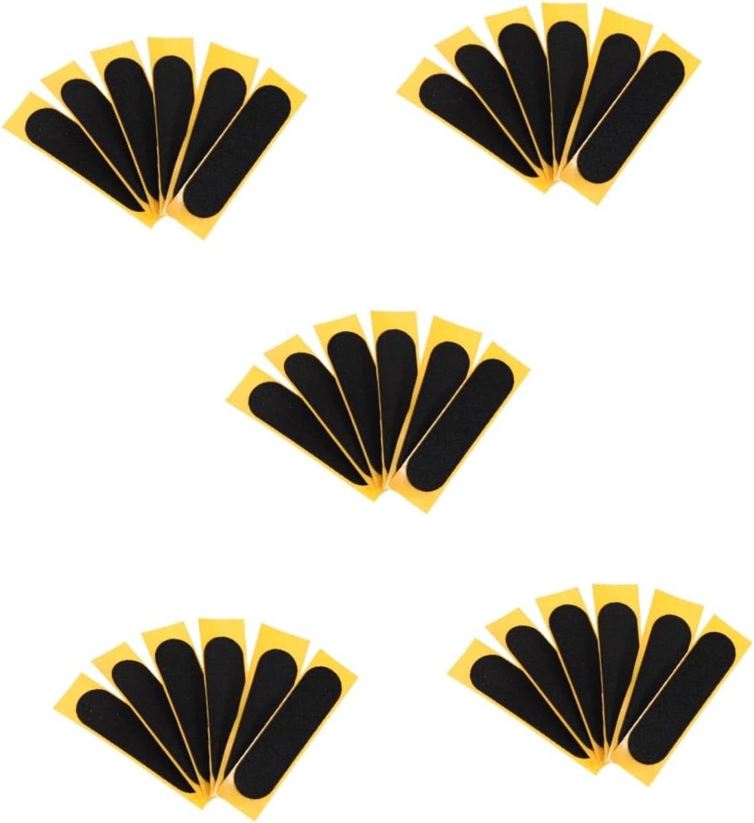 Vinger Skateboard Stickers - Skateboard Griptape - Skateboarden Verbeteren - Antislip Schuimrubber - 10 x 2.8 CM - Zwart Skateonderdeel kopen online