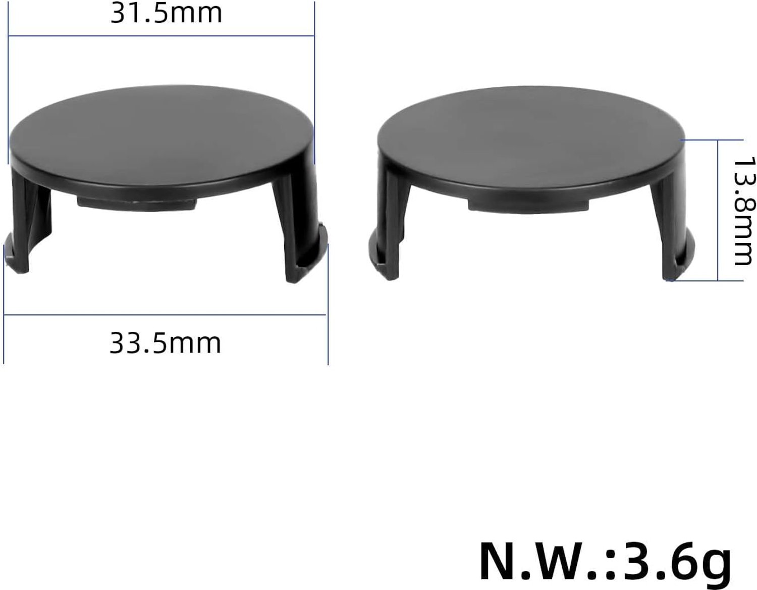 voor en achterdeksel vervanging 2 stuks geschikt voor segway ninebot f20 f25 f30 f40 vemera