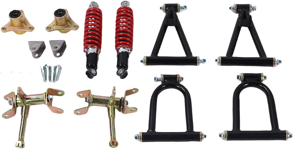 Voorwielophanging Set - Ophanging Kit - Comfortabel Rijden - Ultrasterke Metalen Constructie - 34 x 23 x 15 cm Buitenspeelvoertuigaccessoire kopen online