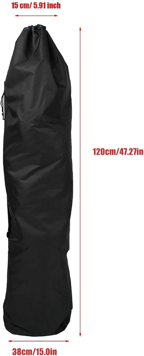 waterdichte longboard tas koffer rugzak 120x38cm van 600d oxford doek voor bescherming en draaggemak buiten