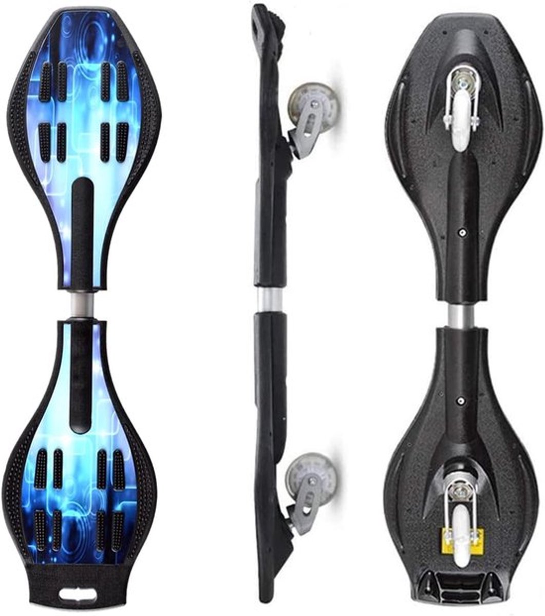 Waveboard Met Lichtgevende Wielen - 360 Graden - Twee Wielen Waveboard kopen online