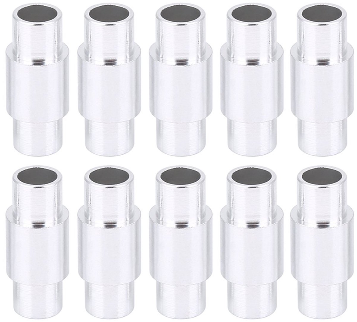 wiellager bussen afstandsschijven schaatsen onderhoud aluminium legering 10 stuks zilverkleurig